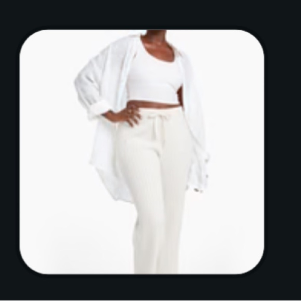 Vitamin A Ventana Recycled Cashmere Pant- Crème